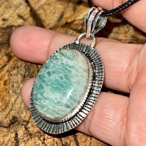 Amazonite Pendant 2”